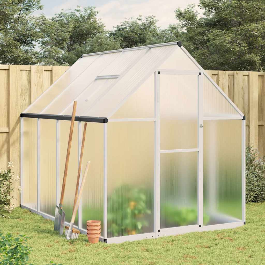 Greenhouse With Base Frame Aluminium