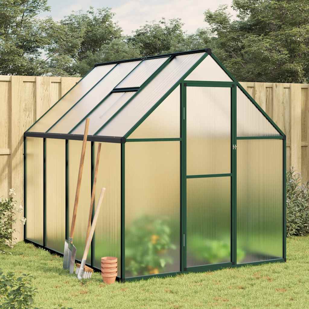 Greenhouse With Base Frame Aluminium