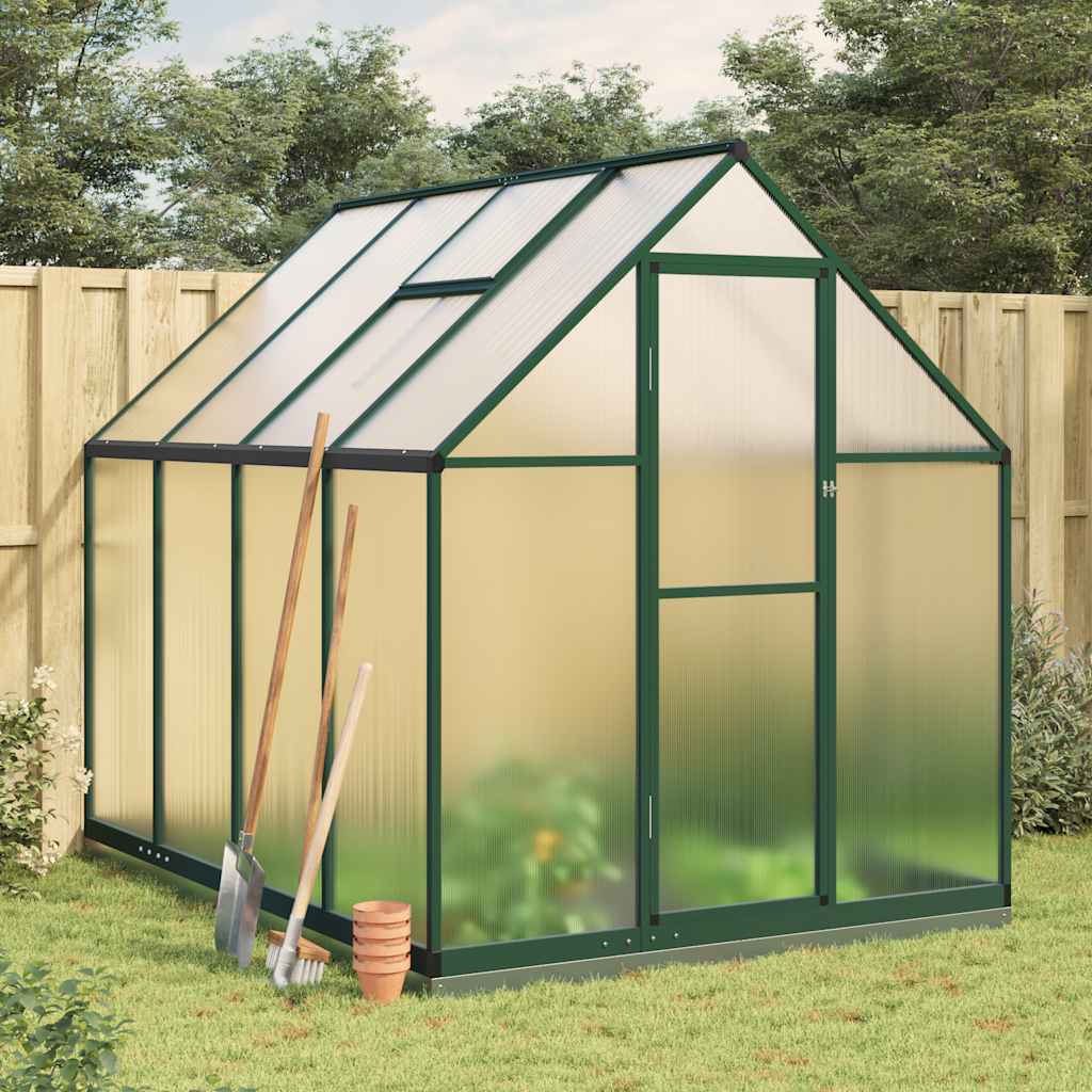 Greenhouse With Base Frame Aluminium