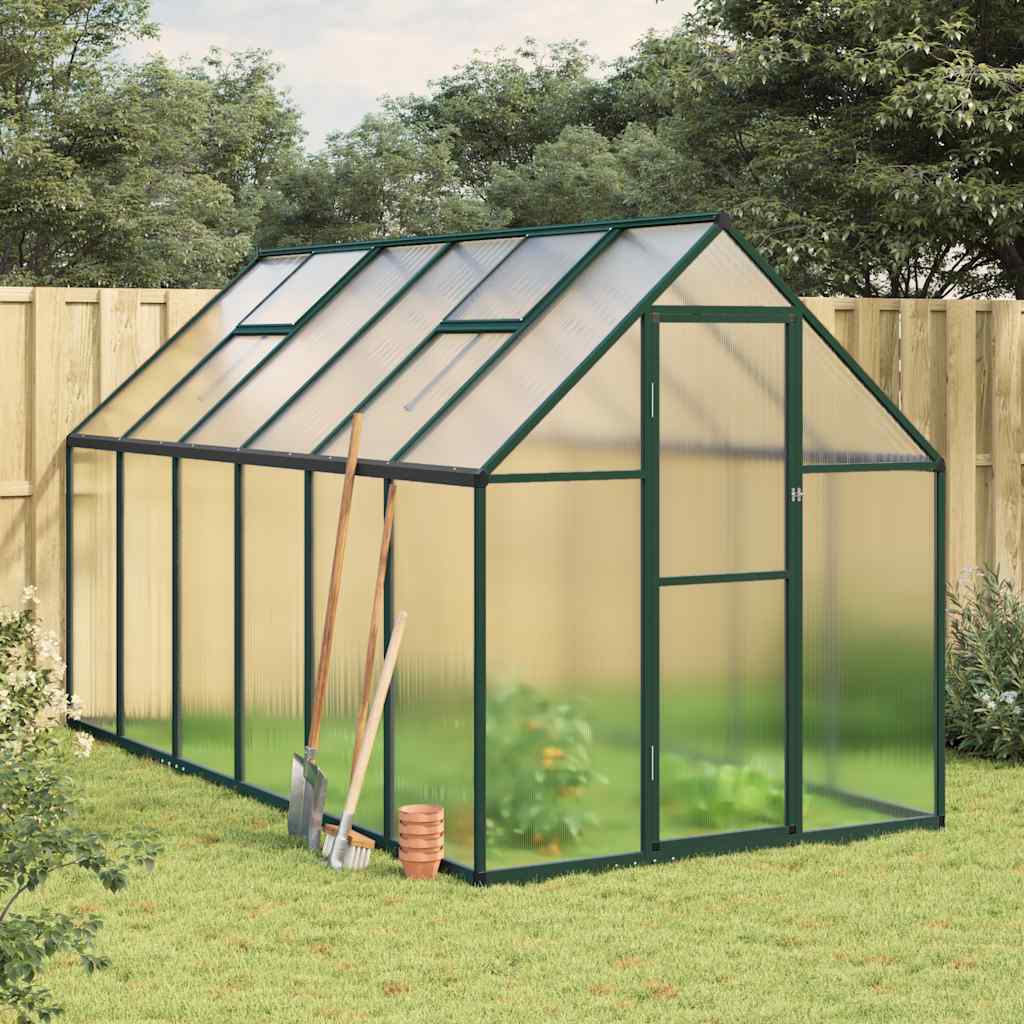 Greenhouse With Base Frame Aluminium