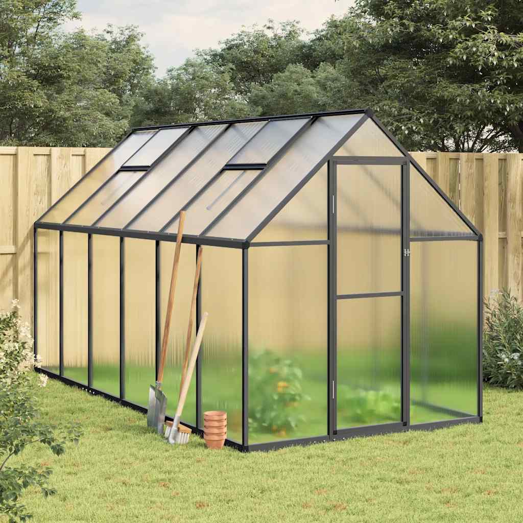 Greenhouse With Base Frame Aluminium