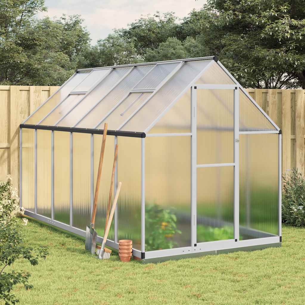 Greenhouse With Base Frame Aluminium