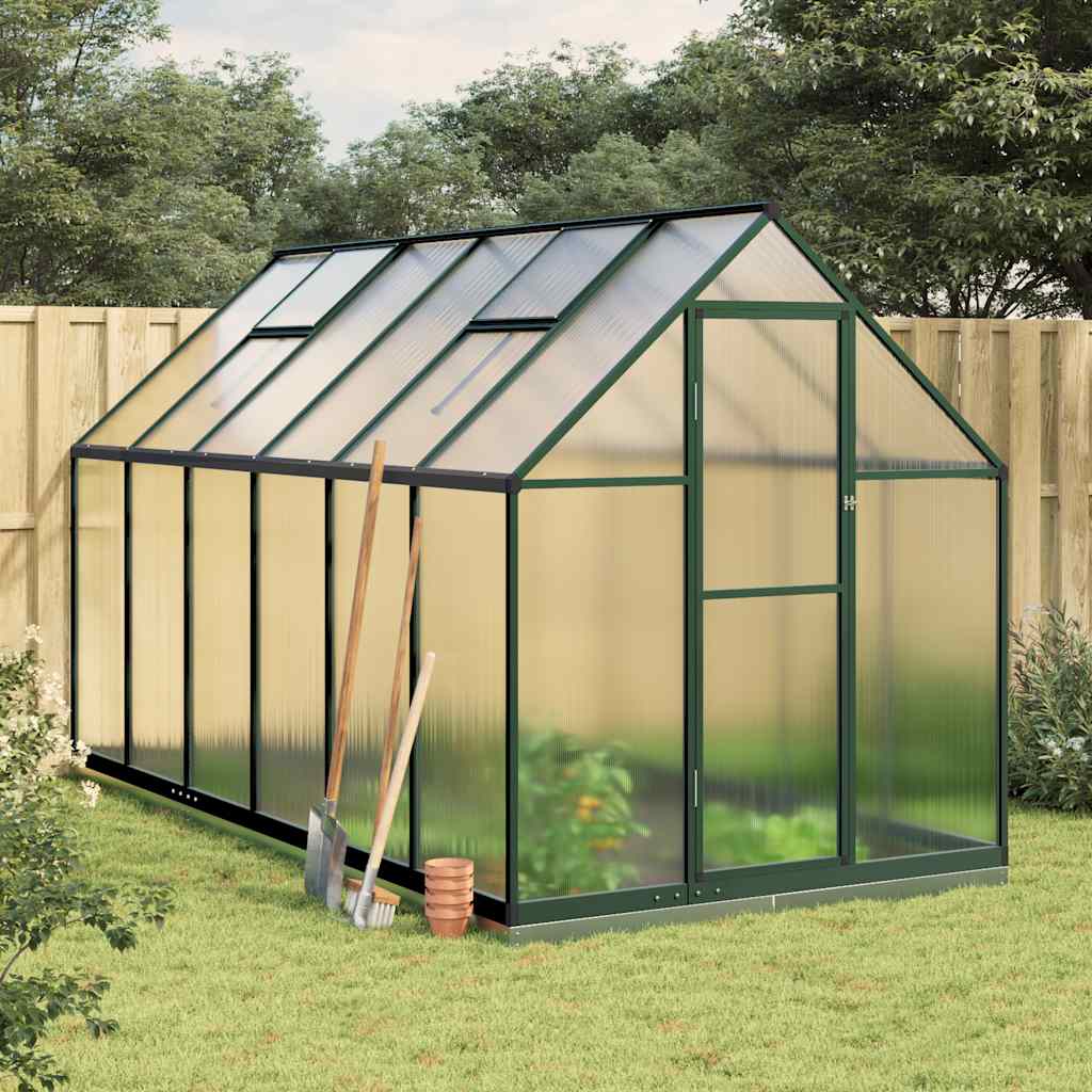 Greenhouse With Base Frame Aluminium