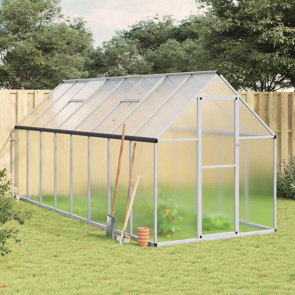 Greenhouse With Base Frame Aluminium