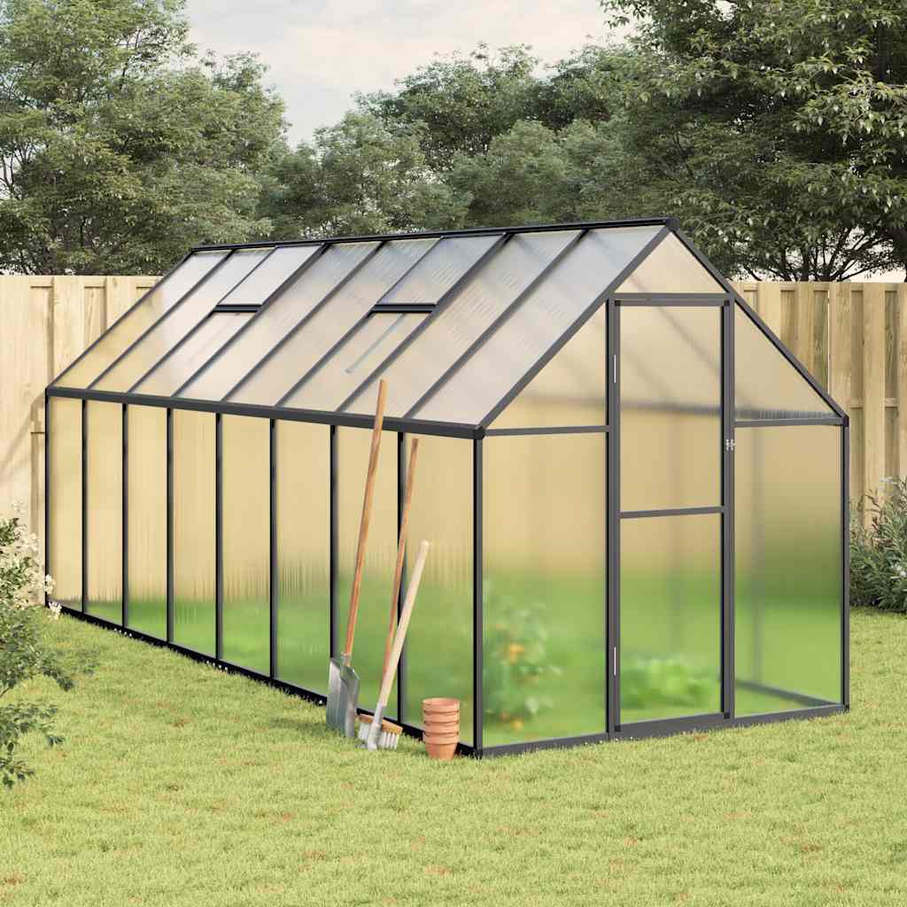 Greenhouse With Base Frame Aluminium
