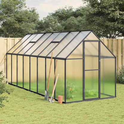 Greenhouse With Base Frame Aluminium