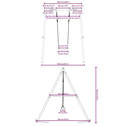 Outdoor Swing Set with Swing