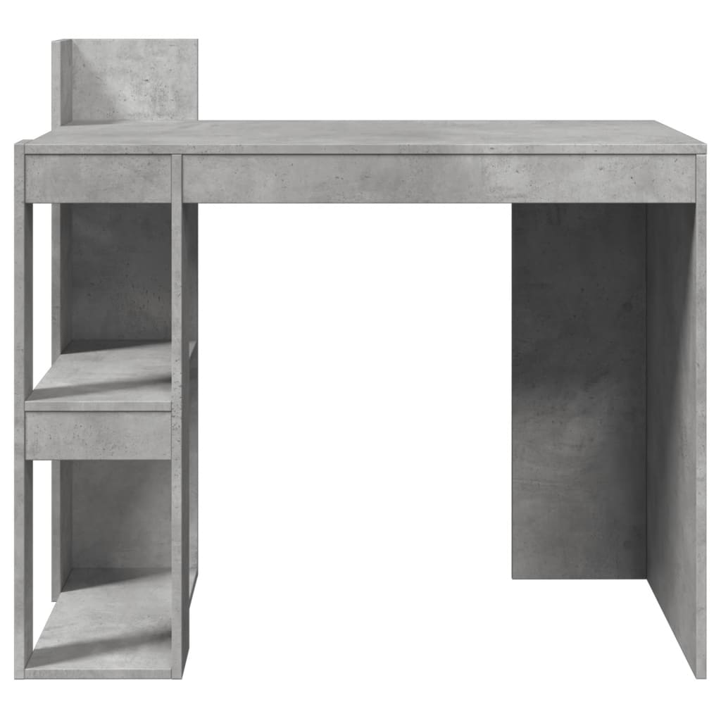 Office Desk Concrete Grey 103.5x56.5x94 cm Engineered Wood