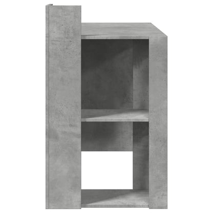 Office Desk Concrete Grey 103.5x56.5x94 cm Engineered Wood