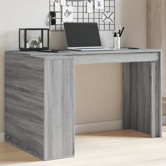 Bureau Gris Sonoma 123,5x73,5x75 cm Bois d'ingénierie