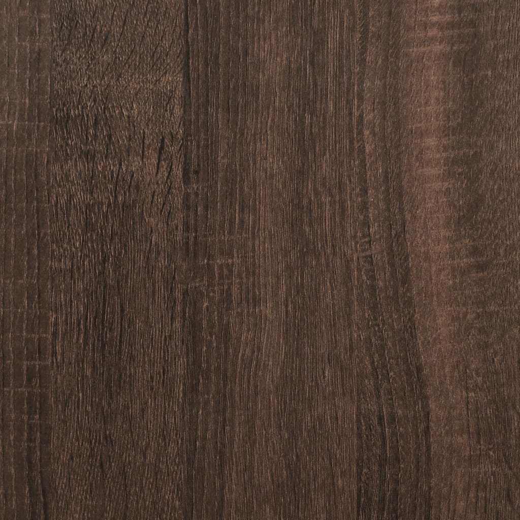 Escritorio de oficina Roble marrón 123,5x73,5x75 cm Madera de ingeniería