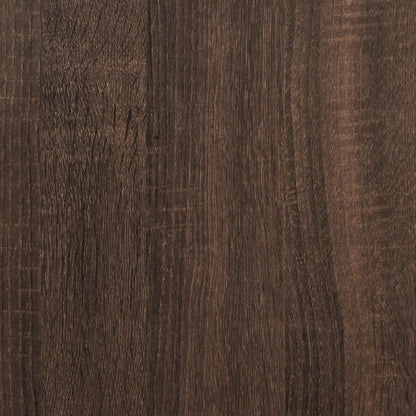 Escritorio de oficina Roble marrón 123,5x73,5x75 cm Madera de ingeniería