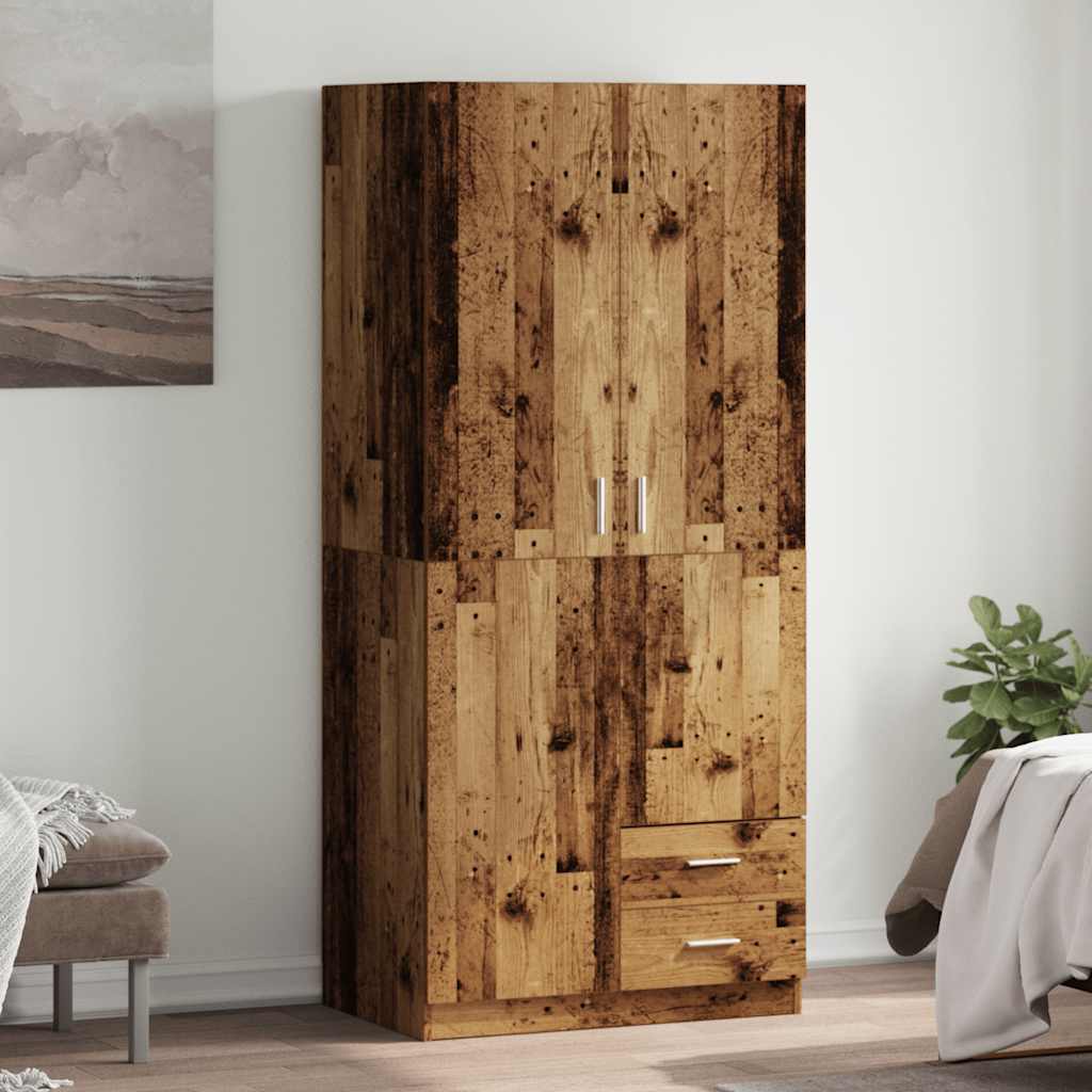 Wardrobe 80X52X180 Cm Engineered Wood