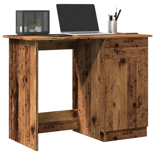 Bureau Old Wood 100x50x76 cm Bois d'ingénierie