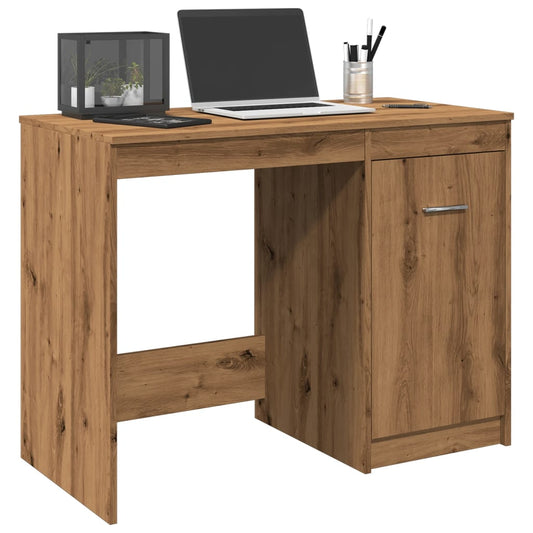 Bureau Artisan Chêne 100x50x76 cm Bois d'ingénierie