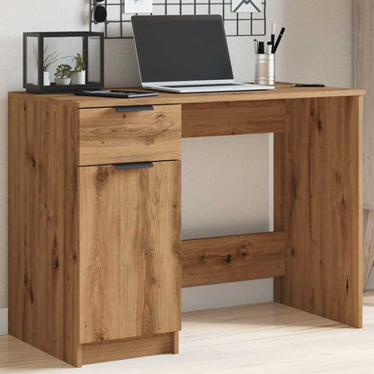 Desk Artisan Oak 100x50x75 cm Engineered Wood