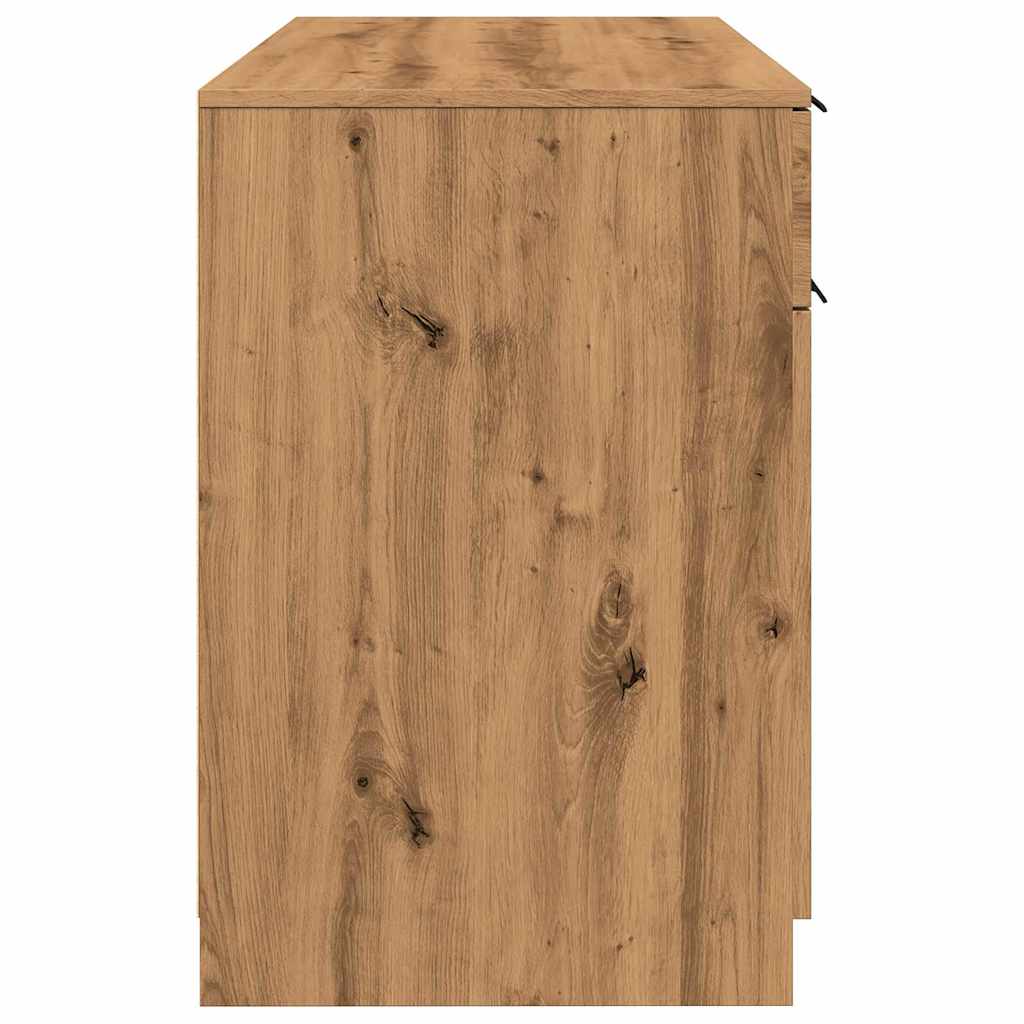 Desk Artisan Oak 100x50x75 cm Engineered Wood