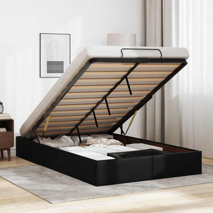 Ottoman Bed Frame Without Mattress Super King Faux Leather