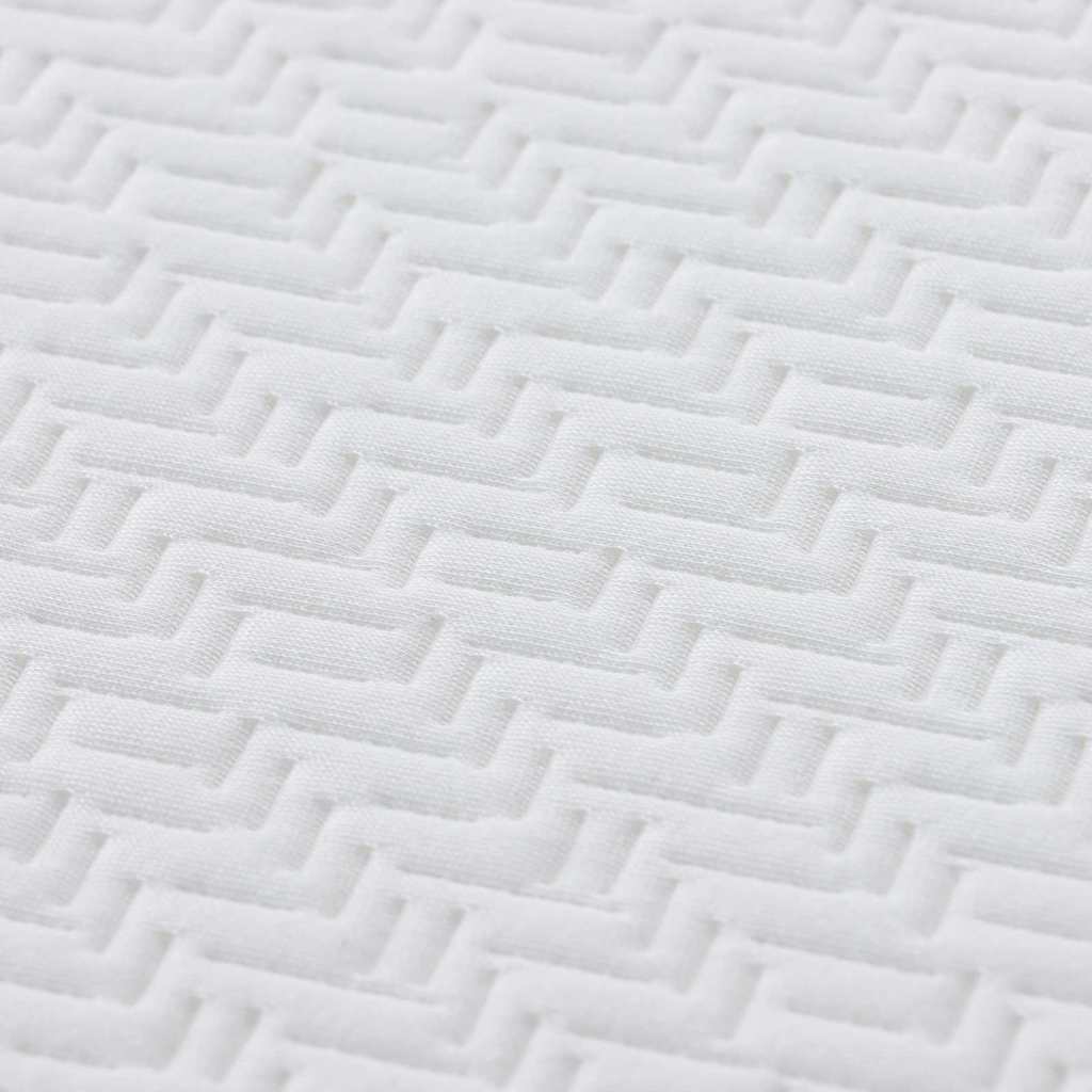 Mattress White And Grey Memory Foam
