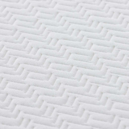 Mattress White And Grey Memory Foam