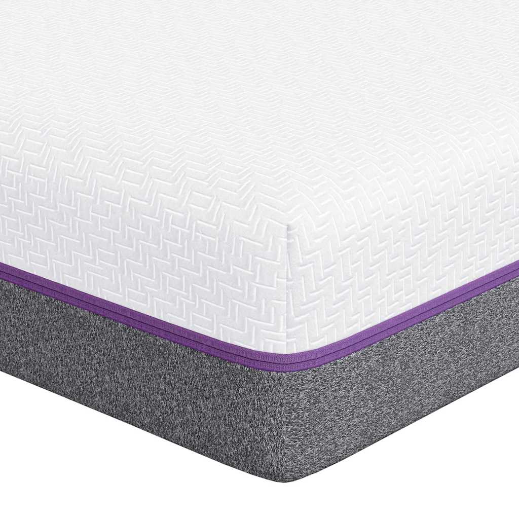 Mattress White And Grey Memory Foam