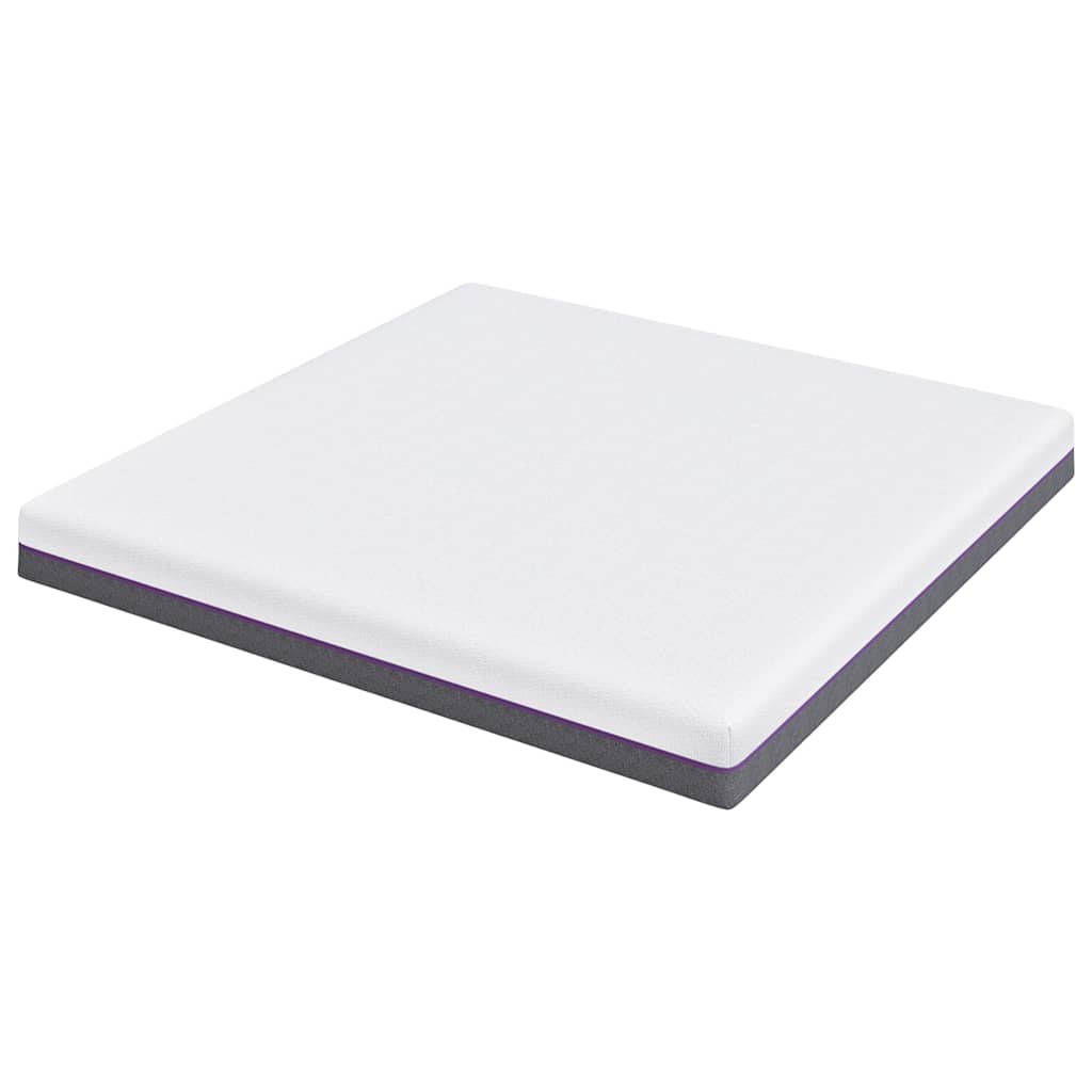 Mattress White And Grey Memory Foam