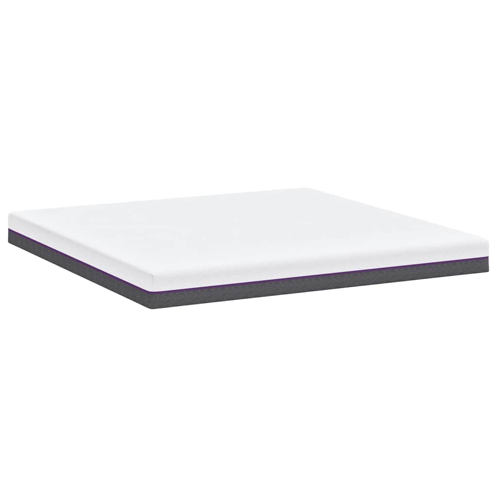 Mattress White And Grey Memory Foam
