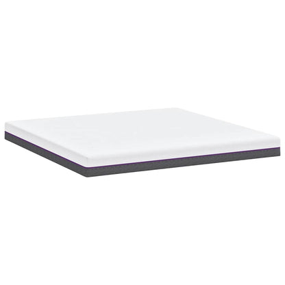 Mattress White And Grey Memory Foam