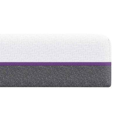 Mattress White And Grey Memory Foam