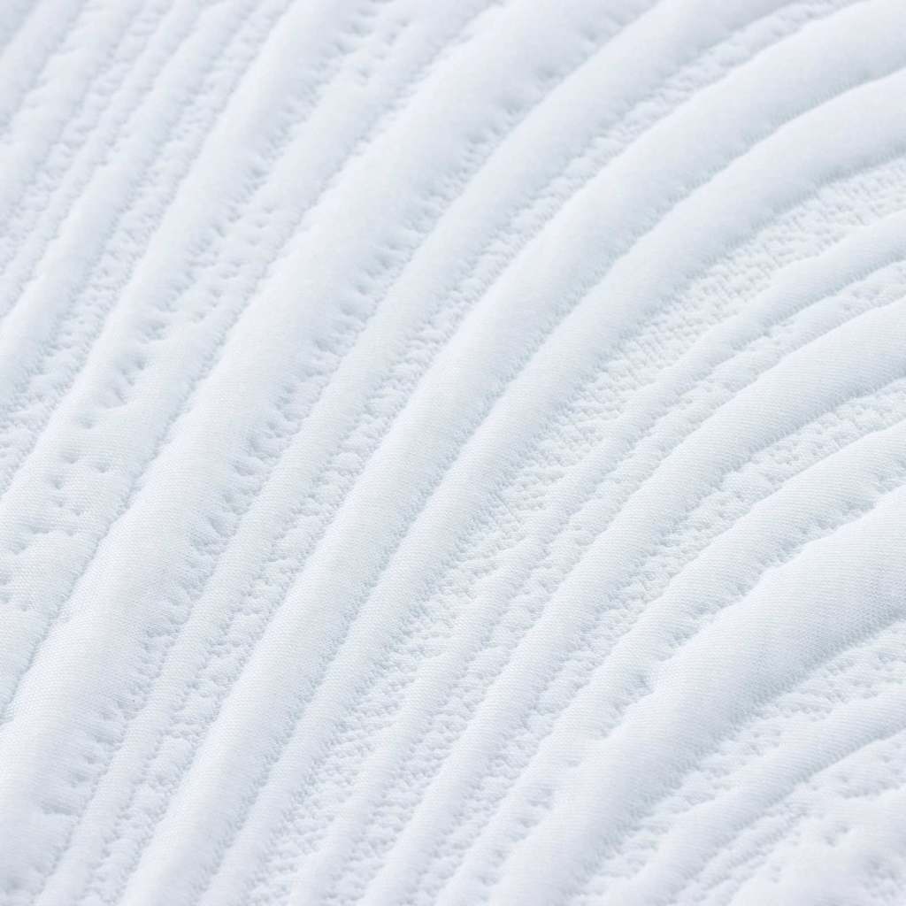 Mattress White And Grey Gel Memory Foam