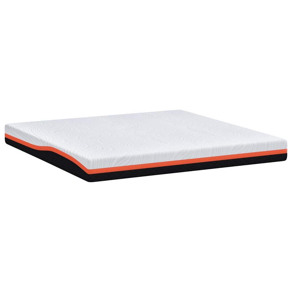 Mattress White And Grey Gel Memory Foam