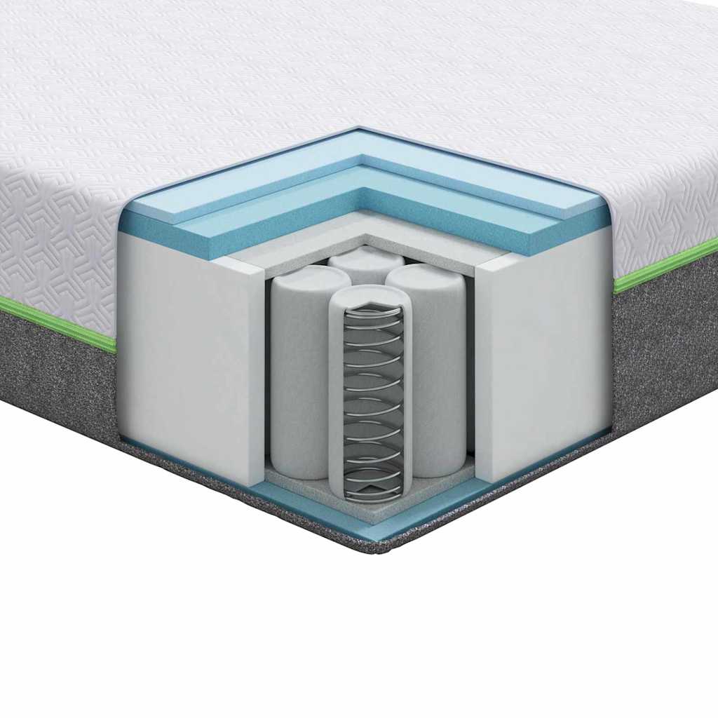 Mattress White And Grey Pocket Spring