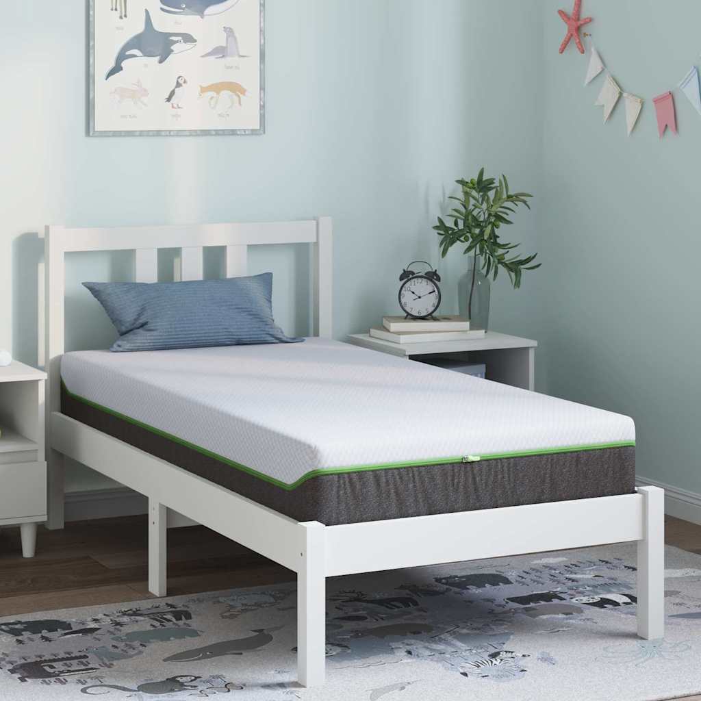 Mattress White And Grey Pocket Spring