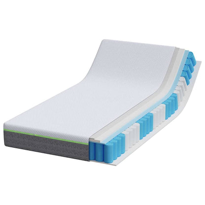 Mattress White And Grey Pocket Spring