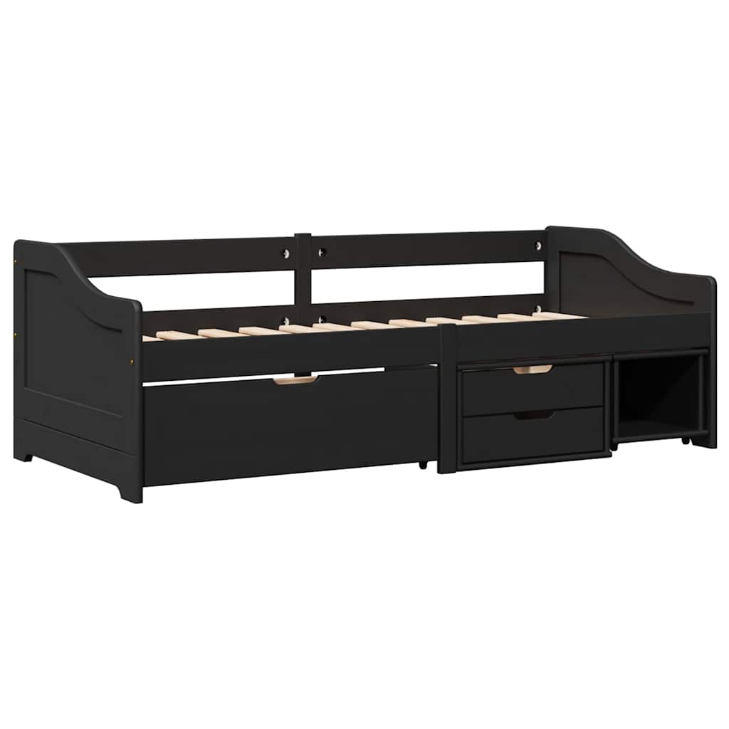Day Bed With 3 Drawers Without Mattress Irun 90X200 Cm