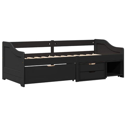 Day Bed With 3 Drawers Without Mattress Irun 90X200 Cm