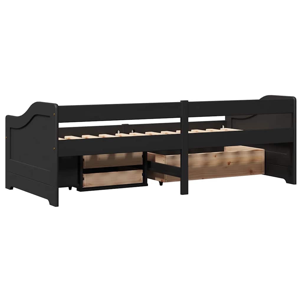 Day Bed With 3 Drawers Without Mattress Irun 90X200 Cm