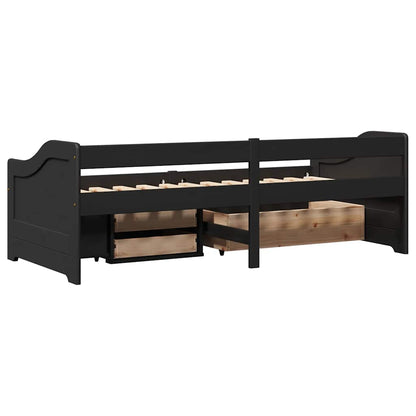 Day Bed With 3 Drawers Without Mattress Irun 90X200 Cm