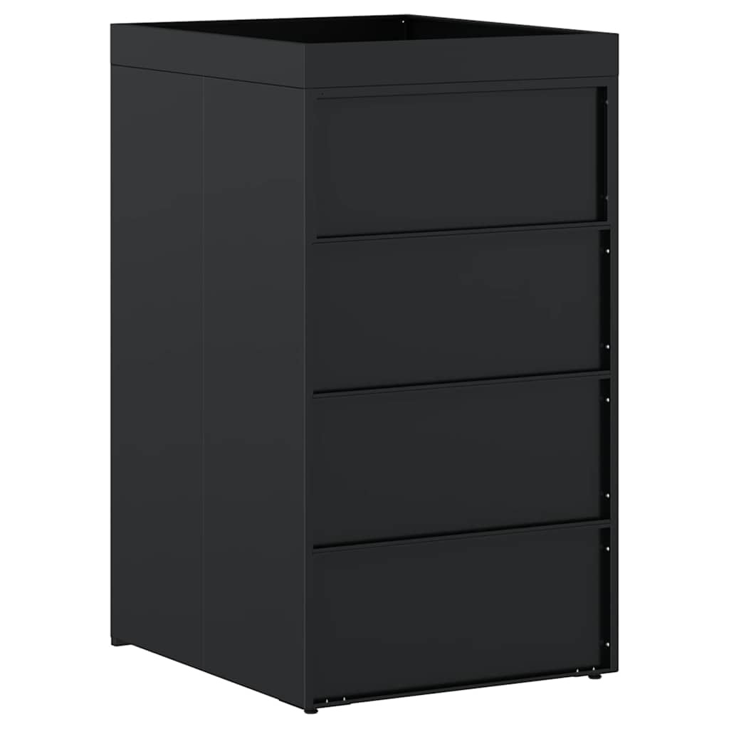 Wheelie Bin Storage With Planter Roof For Single 240L Bin