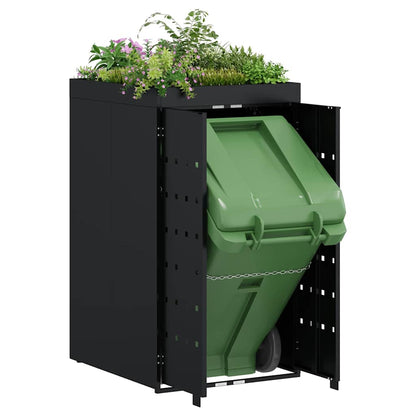 Wheelie Bin Storage With Planter Roof For Single 240L Bin