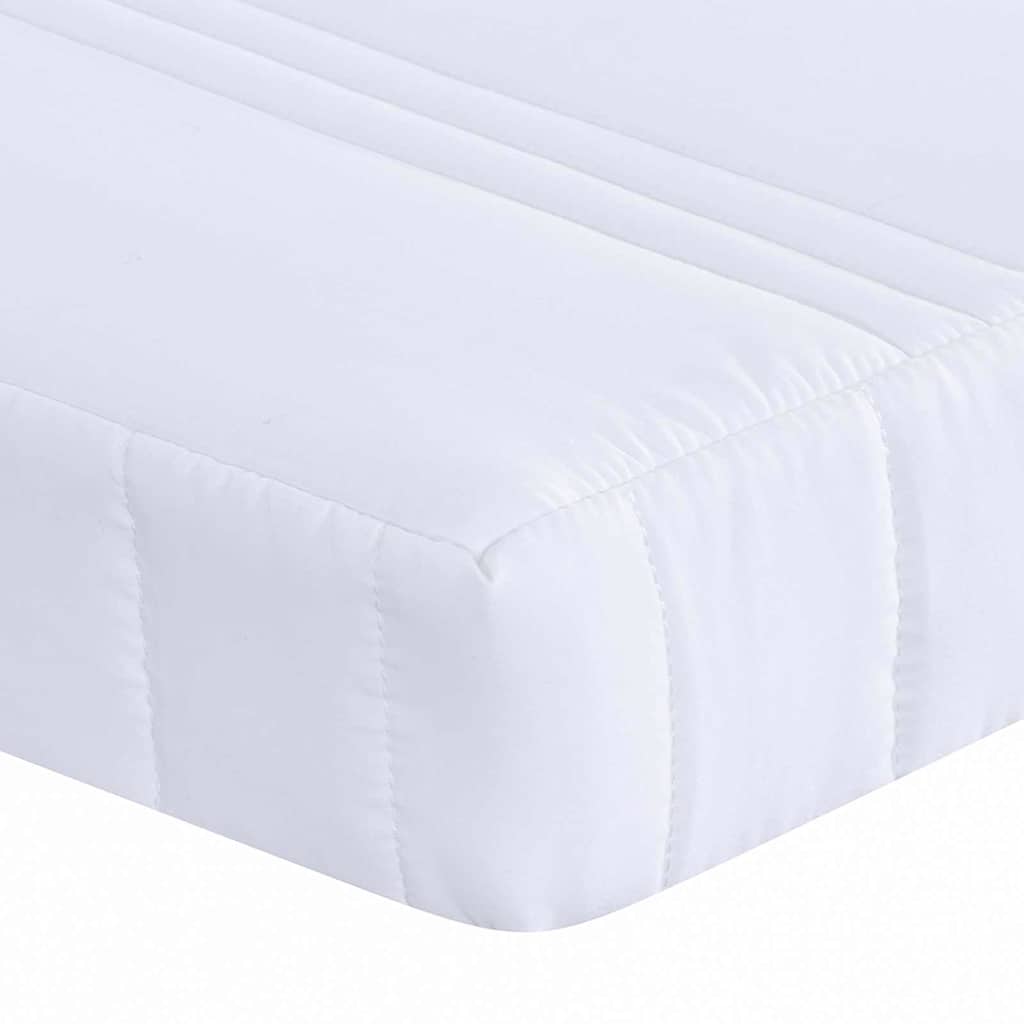 Foam Mattress Manual White 80 X 200 Cm Fabric