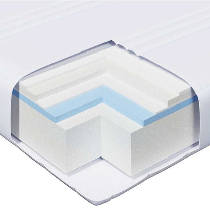 Foam Mattress Manual White 80 X 200 Cm Fabric