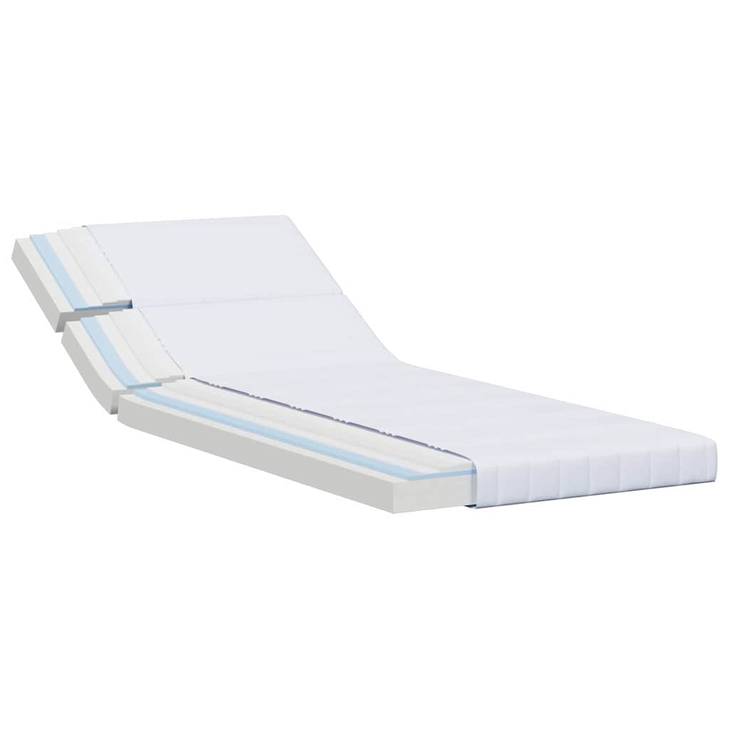 Foam Mattress Manual White 80 X 200 Cm Fabric