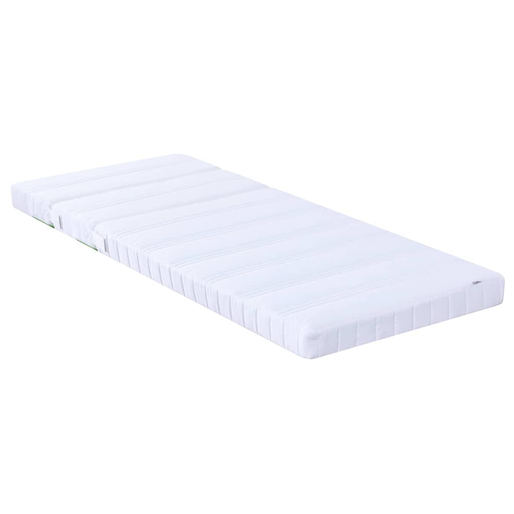 Foam Mattress Manual White 80 X 200 Cm Fabric