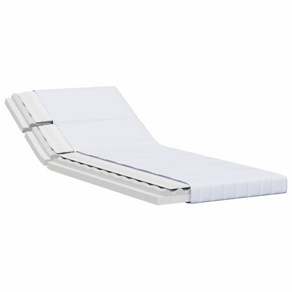 Foam Mattress Manual White 80 X 200 Cm Fabric