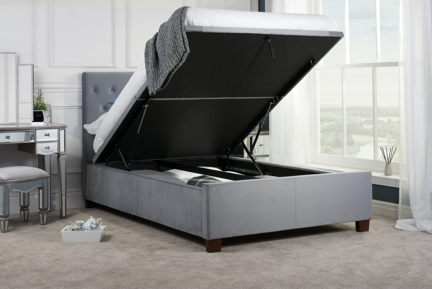 King Ottoman Bed