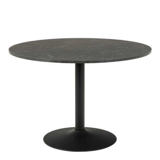 KFP HOME | Everyday Collection - Dining table in Charcoal with black metal base