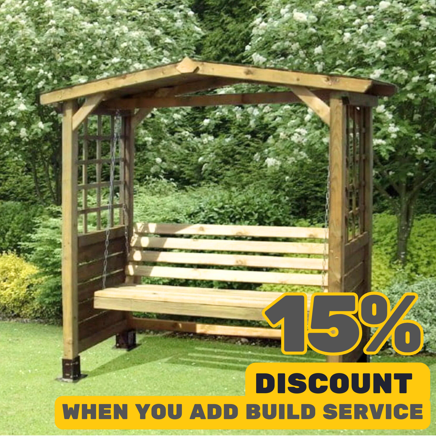 Poseidon Swing Seat Arbour