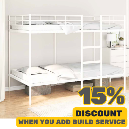 Bunk Bed Without Mattress Steel