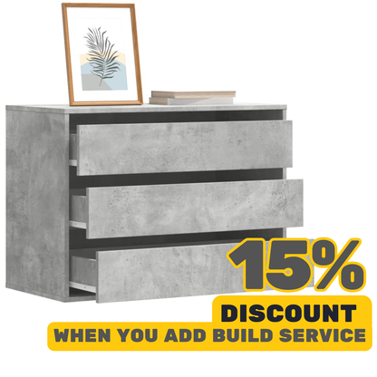 Chest Of Drawers from the Moderne Collection  - Concrete